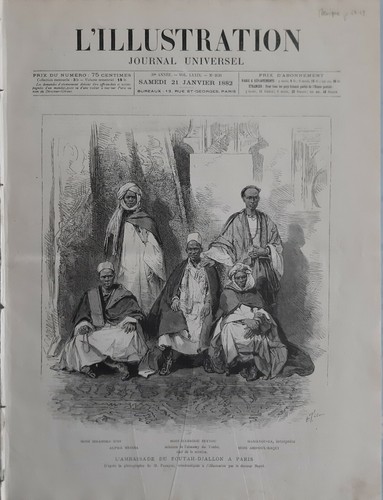 L'illustration 1882 Afrique Foutah-Djallon Antiquités du Yucatan Mexique Mexico - 第 1/12 張圖片