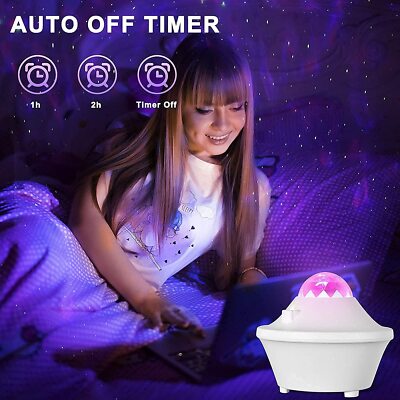 Galaxy Projector,Night Light Projector with LED Galaxy Ocean Projector Bluetooth