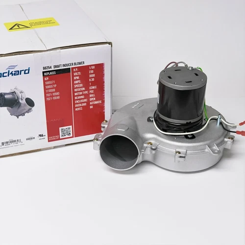 Packard 66254 Furnace Draft Inducer Motor Replacement for ICP 1010008 1085571
