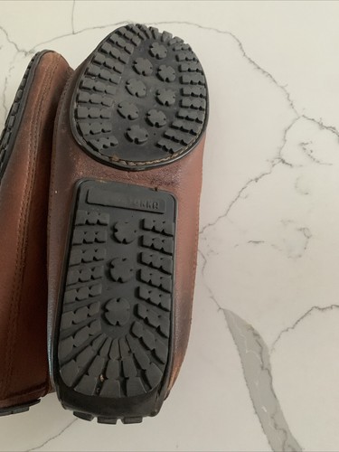 Minnetonka braune Leder Mokassins Wochenende Herren Schuhe Größe 11 - #758 gebraucht - Bild 11 von 21