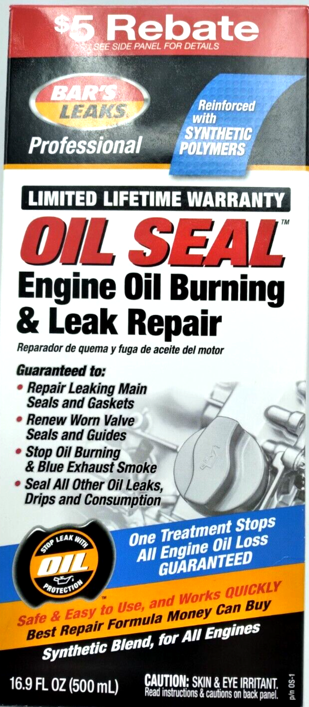 BAR'S LEAKS Oil Seal Engine Oil Burning & Leak Repair Oil Additive 16 Ounces NEW eBay