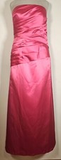 Bill Levkoff Dress / Gown Size 10 Pink Formal Prom Dress Sleeveless Satin Sample