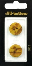 Dill Buttons ~ (1004) - 11/16" - 2 ct OLD STOCK