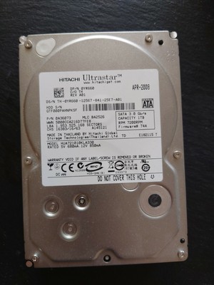 HGST HUA721010KLA330 1TB,Internal,7200 RPM,8.89 cm (3.5
