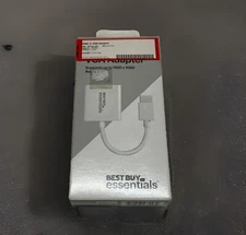 Best Buy essentials- HDMI to VGA Adapter - White, Supports 1920x1080 BE-PAHDVG