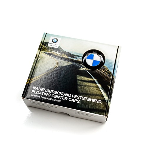 Floating Genuine BMW 2 Series 2016 Level Alloy Wheel Centre Caps 68mm Set of 4 - Picture 2 of 3