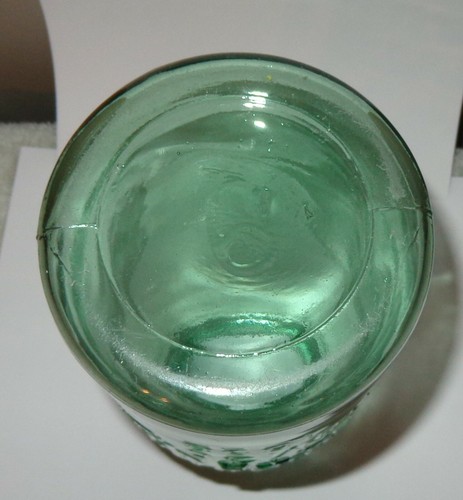 ALTE VINTAGE HALBE GALLONE MASON'S PATENT 1858 GLASGEFÄSS KUGEL ZINKDECKEL & GESCHLIFFENER RAND - Bild 5 von 14