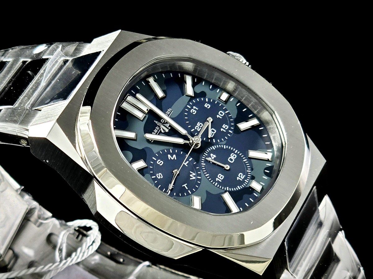 アヌビス2 INVICTACHASE DURER MEN'S 41MM NAUTILUS STYLE DAY DATE GMT QUARTZ