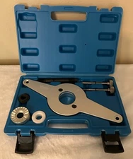 Yuesstloo Vibration Damper Holding Tool Crankshaft Pulley Removal with Case