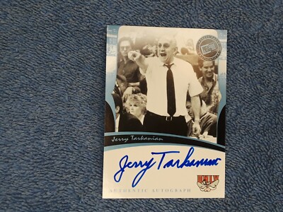 Jerry Tarkanian Auto SP 2006-07 Press Pass Legends | eBay
