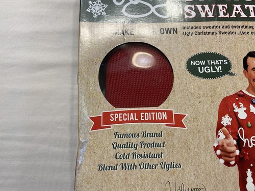 Ugly Christmas Sweater Kit Red Size L Special Edition Make Your Own New & Sealed - Picture 7 of 7