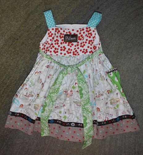 Matilda Jane PLATINUM Mostaciolli Knot Dress - Size 4 - EUC - Picture 6 of 6