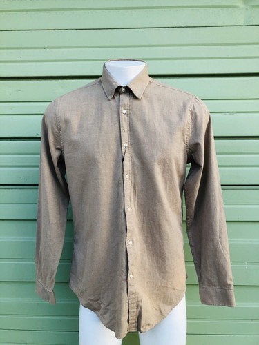 NWT ZARA MAN TAN RELAXED FIT cotton 