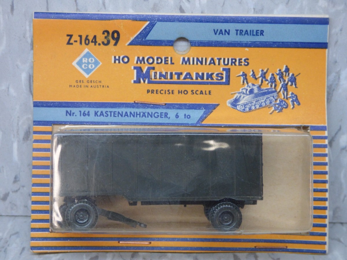 Roco Minitanks (NEW) Z-164 1/87 WWII US M-119 6T Closed Van