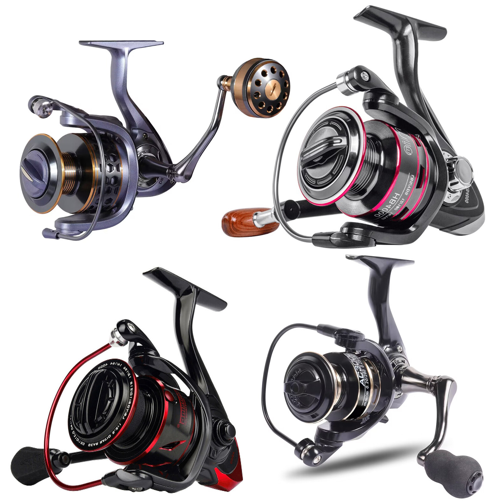 Full Models Metal Body Left/right Fishing Reel Us