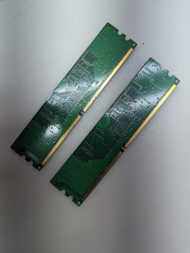 USED LOT 2 Samsung K4H560838F-TCCC KR PC3200U-30331-Z 512MB 2x256MB PC-3200 RAM - Image 3 of 4