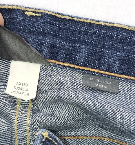 U206 A/X Armani Exchange Mid Rise Bootcut Jeans Gr. 12 (Maße 34x33") lang - Bild 7 von 11