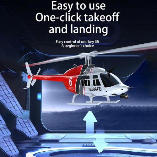C138 Bell206 RC Helicopter with Advanced Features - One-Touch & Crash-Resistant - Picture 7 of 11