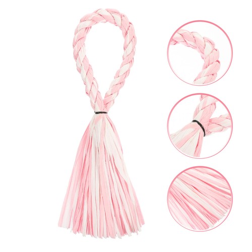 Heart-shaped Raffia Rope Bride Mother DIY Hand-woven Wreath Door - Picture 12 of 12