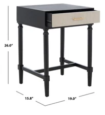 Safavieh ESTELLA 1DRW ACCENT TABLE, Reduced Price 2172750571 ACC5722B