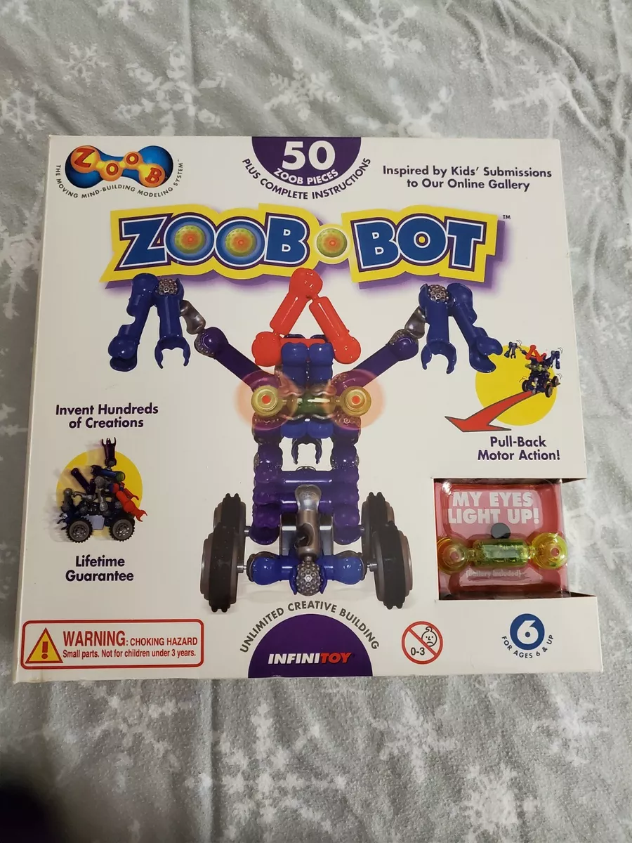 ZOOB Bot Construction Building Set 50 Piece Toy Brand New Factory Sealed Robot
