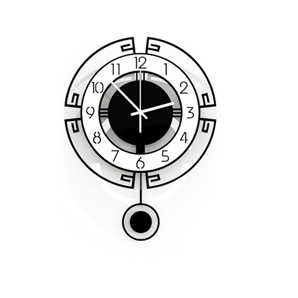 Wall Clock for Living Room Decor, Decorative Modern Wall Clocks with