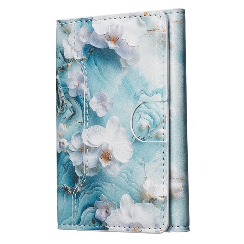 For Universal Phones Painted Flower Prints Leather Magnetic Wallet Card Holder - Picture 74 of 82