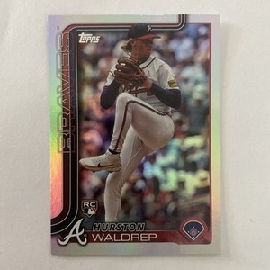 2025 Topps Series 1 - Hurston Waldrep #253 Rainbow Foilboard (RC)