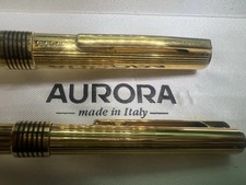 Aurora Marco Polo Fountain Pen And Gold Ballpoint Complete Set