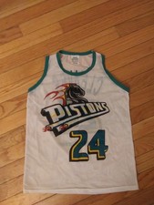 Mateen Cleaves Detroit Pistons NBA Vintage Park Antony Jersey Youth Size 14/16