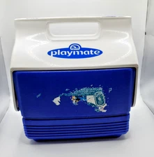 Igloo Playmate Blue Mini Cooler 6 Cans Hard Sided