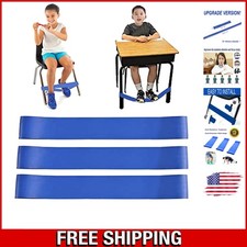 Kids' Chair Bands 3 Count - Flexible Fidget Bands for Better Concentration