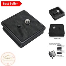 Durable 41x41mm ABS Camera Quick Release Plate - Easy Installation Transport