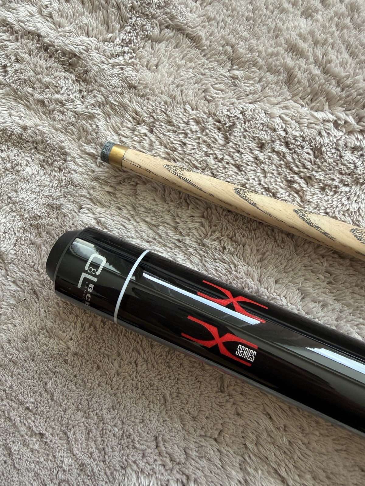 BCE Pool Cue 2-piece Lambert x-series NEW With Soft Sleeve