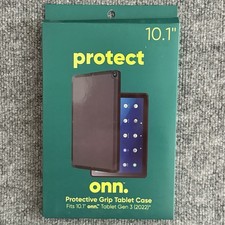 Onn 10.1" Protective Grip Tablet Case Tablet Gen 3 2022 Durable Drop Tested 4 Ft