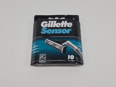 10 Gillette Sensor Razor Comfort Blade Refill Cartridges For All Sensor Razors