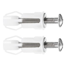 Toilet Top Cover Lid Seat Fixings, Hinge Bolt Screws Toilet Seat Fixings, 2Pcs