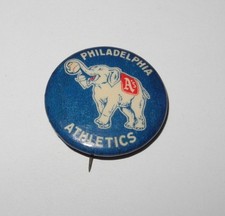 1930 BASEBALL PHILADELPHIA ATHLETICS AMERICAN LEAGUE CHAMPIONS PIN CONNIE MACK