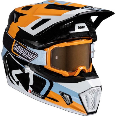 Leatt 2025 Moto 7.5 Composite Helmet With 4.5 Velocity Goggles