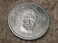 1998 Pinnacle Mint Coins Brass #7 Dan Marino, HOF, Miami Dolphins      #31