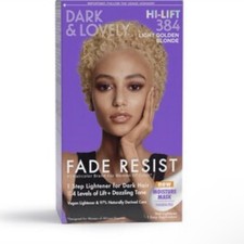Dark  Lovely Fade Resist Hi-Lift 384 Light Golden Blonde Hair Lightener Kit