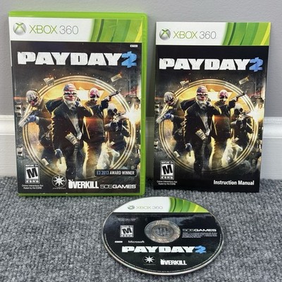 Payday 2 (Microsoft Xbox 360) Complete w/Manual CIB - Tested