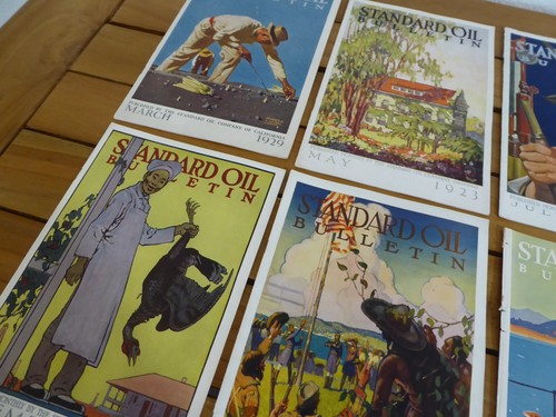 STANDARD OIL BULLETIN CALIFORNIA 15 ISSUES 1920-1929 LOT VINTAGE GAS STATION OIL - Picture 8 of 14