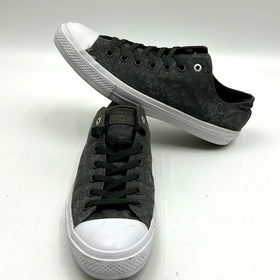 CONVERSE CHUCK TAYLOR ALL STAR ll ox SHALE GRAY PURE SILVER REFLECTIVE MENS 12