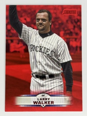 Larry Walker RED PARALLEL 2025 Topps Stadium Club #36