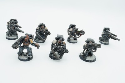 Warhammer 40k Space Wolves Long Fangs Set 7 Plastik Miniaturen