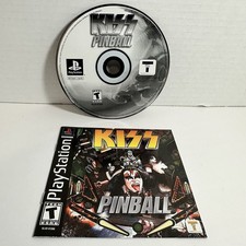 Kiss Pinball - Loose PS1 Playstation 1 Disc with manual and no case