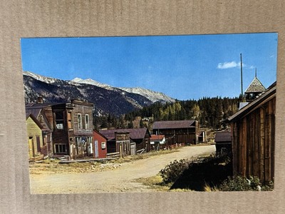 Postcard St. Elmo CO Colorado Mining Ghost Town Vintage PC