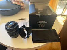 FUJIFILM XF 16mm f/1.4 R WR Lens very good condition, all original packaging