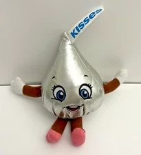 Hershey's Chocolate Kiss Plush 2020 Stuffed Toy 7" The Hershey Company Smiley